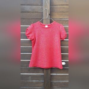 Wonder Nation Sparkly Pink Kids Blouse